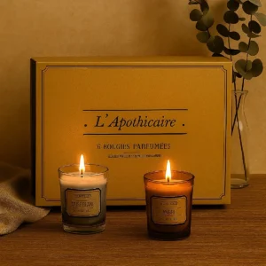 geurkaarsen cadeaubox 6 kaarsen