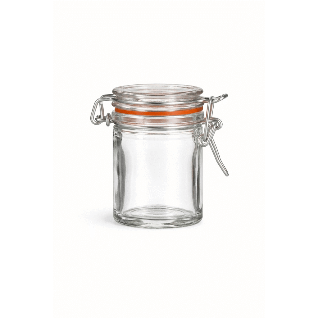 glazen mini weckpotjes 80 ml herbruikbaar en vaatwasserbestendig