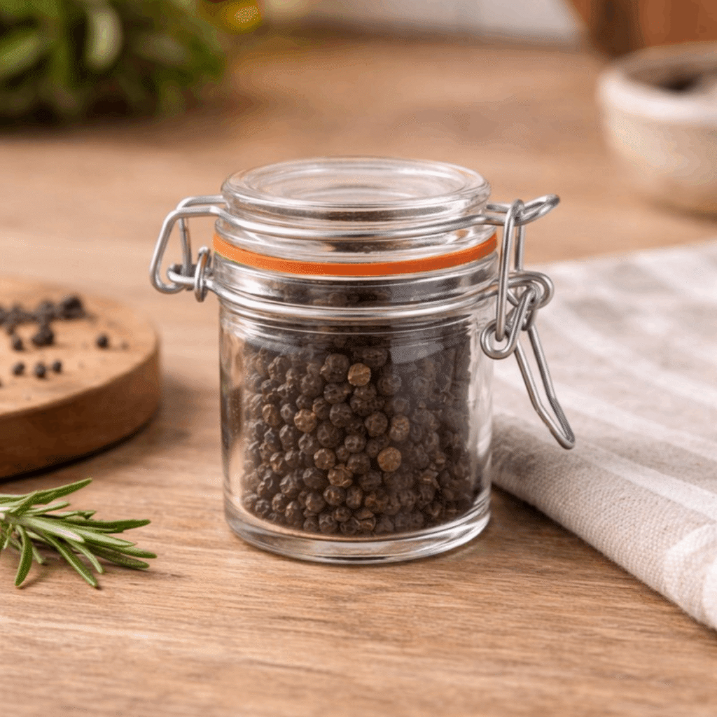 luchtdichte mini weckpotjes 80 ml voor kruiden en jam