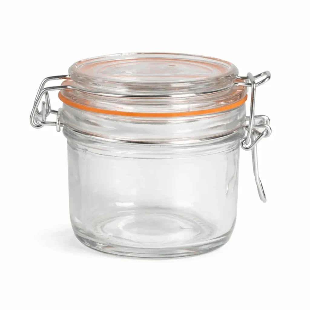 glazen weckpotjes 200 ml voor kruiden en specerijen set van 6