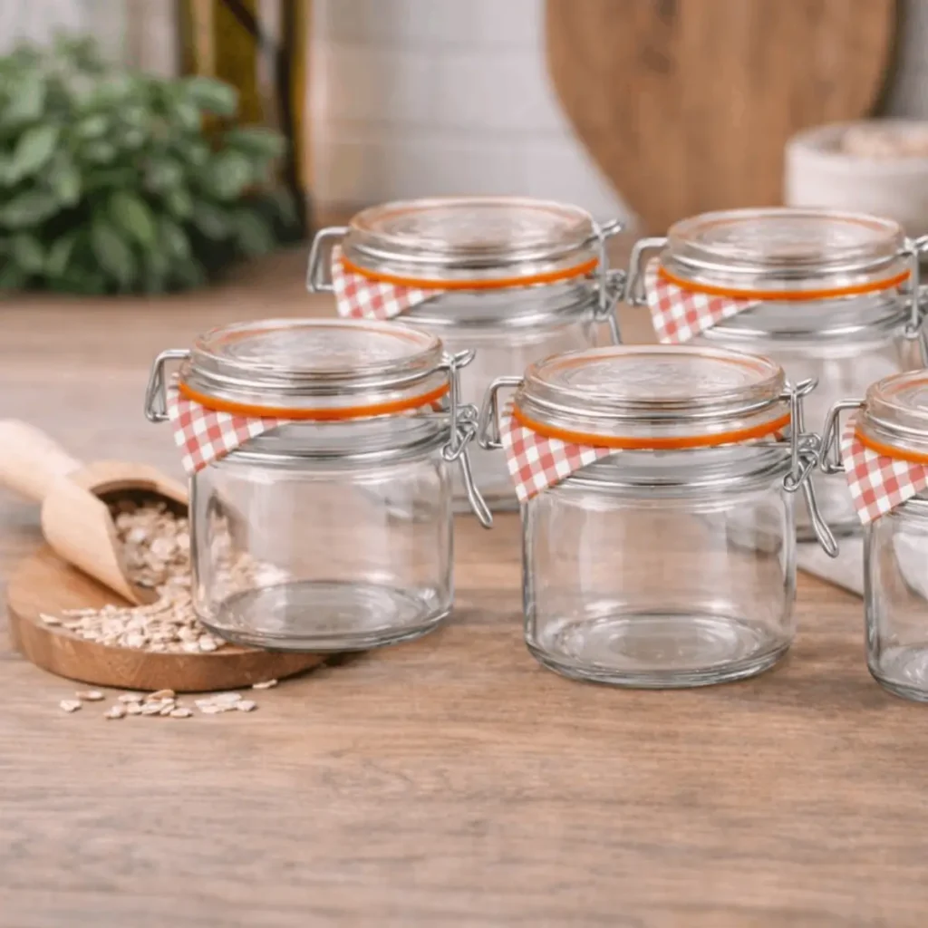 weckpotjes 250 ml set van 6 voor desserts en toetjes in glaasjes