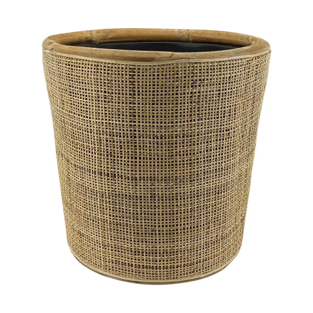 Rotan Drypot Blond met waterdichte binnenpot 38 cm
