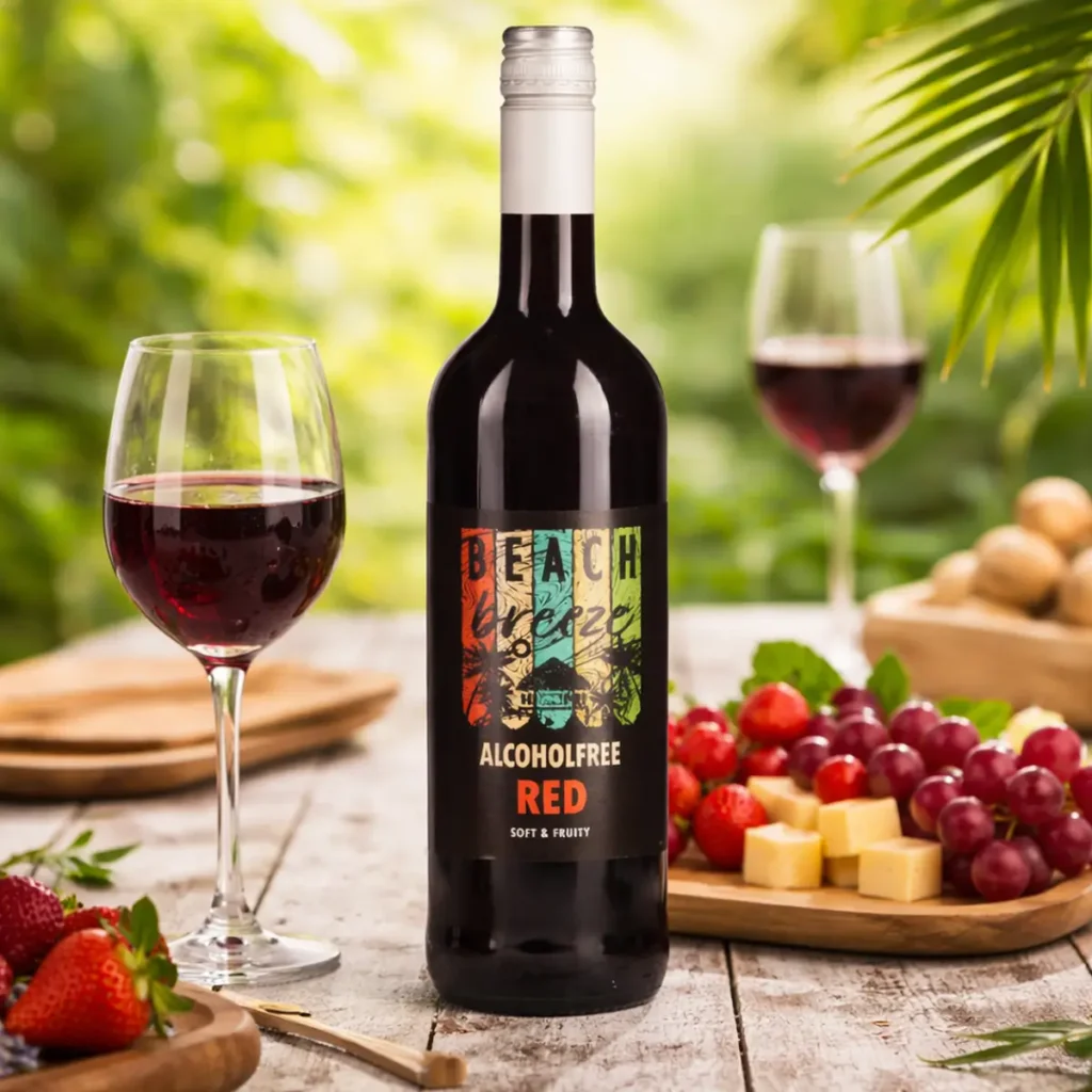 Beach-breeze-alcoholvrije-rode-wijn-zomers